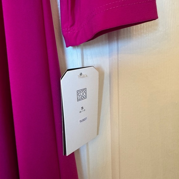 Clara Sun Woo Peek-A-Boo Mock Neck Tunic - Picture 3 of 5